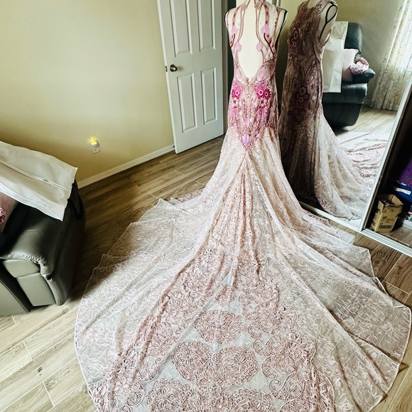 Rue de Seine Joni Wisteria dress with sleeves - Picture 15 of 16